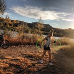 Hooping in Lake Pueblo State Park